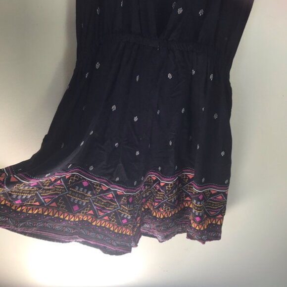 H&M COACHELLA Romper Shorts Festival Aztec Tribal Print Straps Jumpsuit Print 10 - Picture 4 of 16